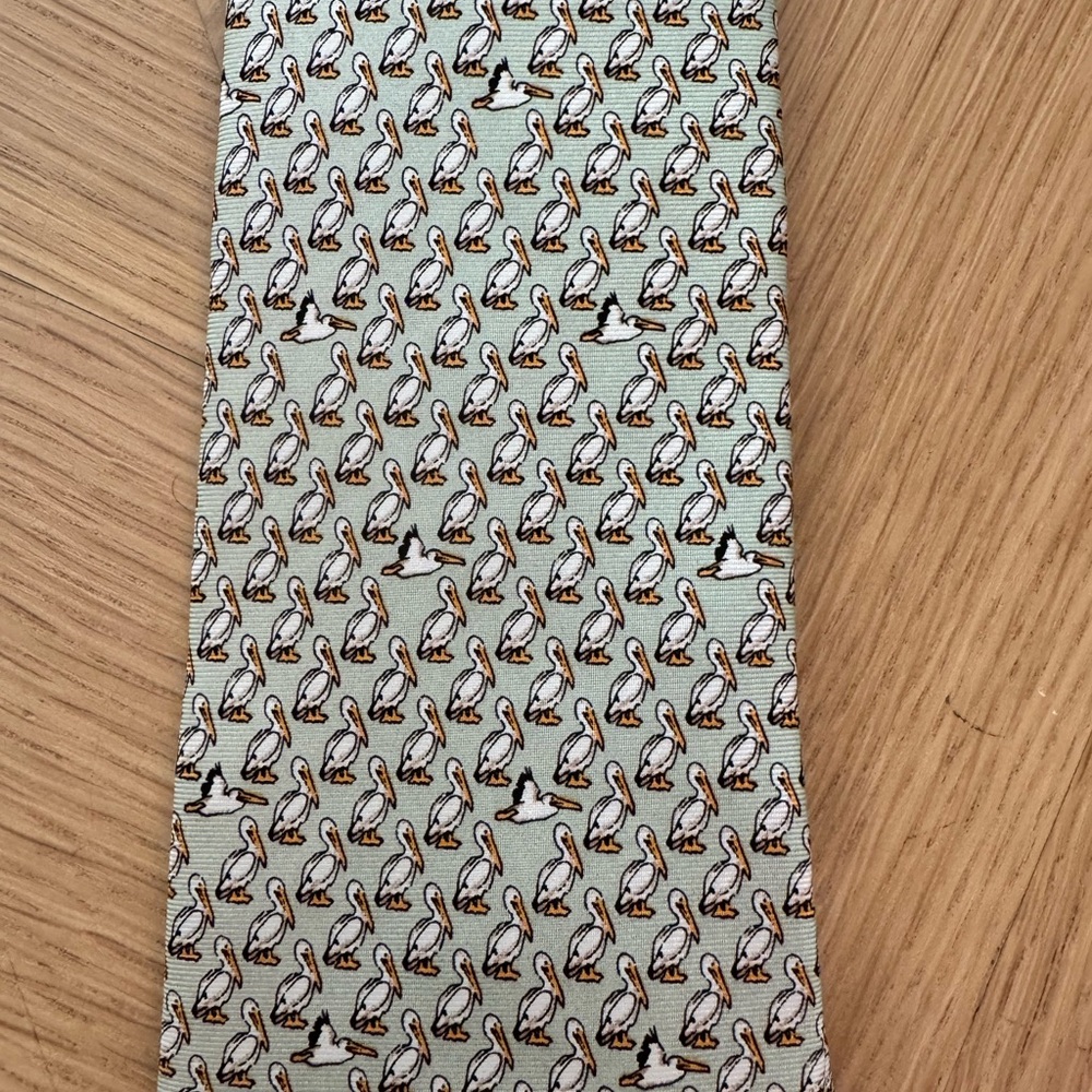 NOLA COUTURE Green Boy’s Pelican Tie